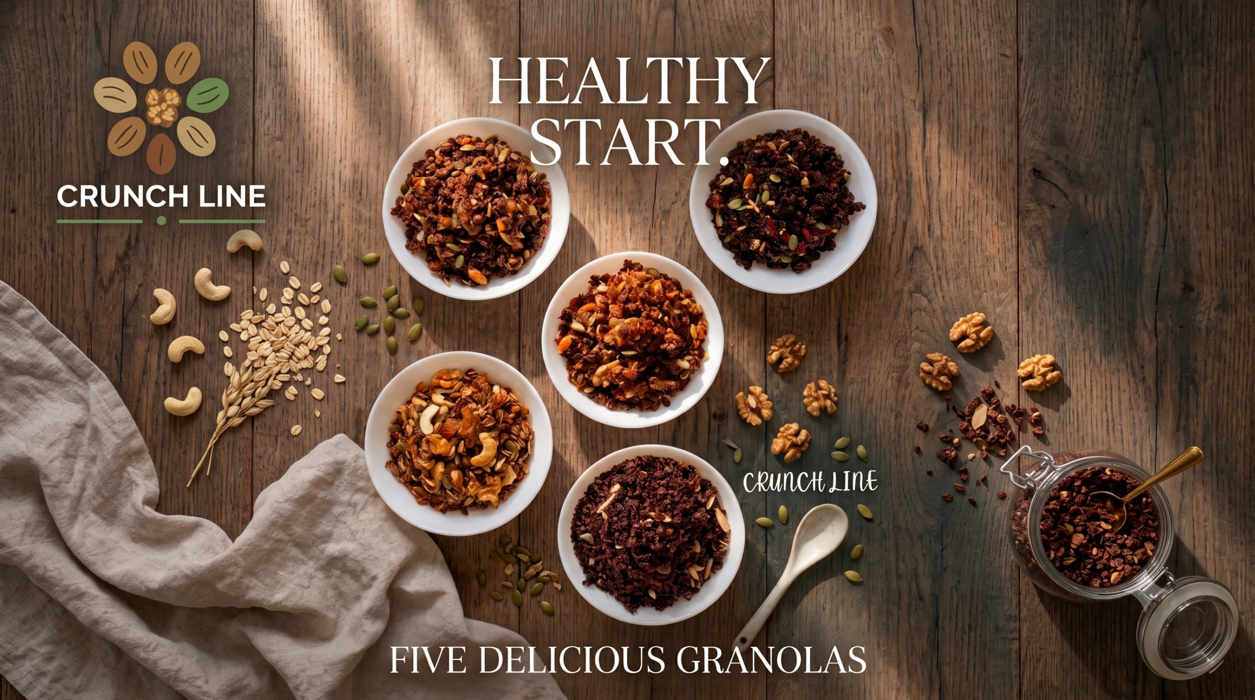 Millet Granola India | Gluten-Free, Vegan | Crunchline